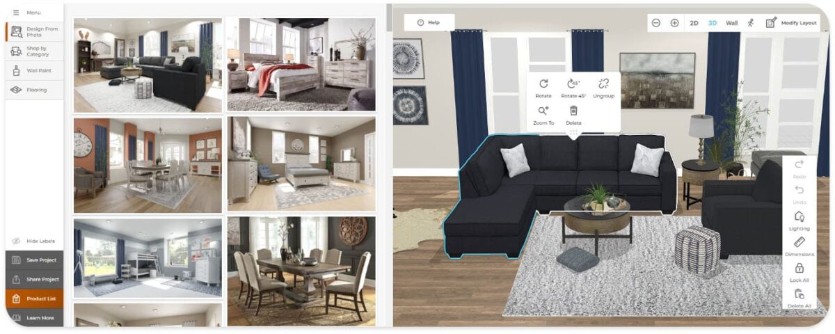 3D Room Planner with Design from Photo 3D Room Planner with Design from Photo